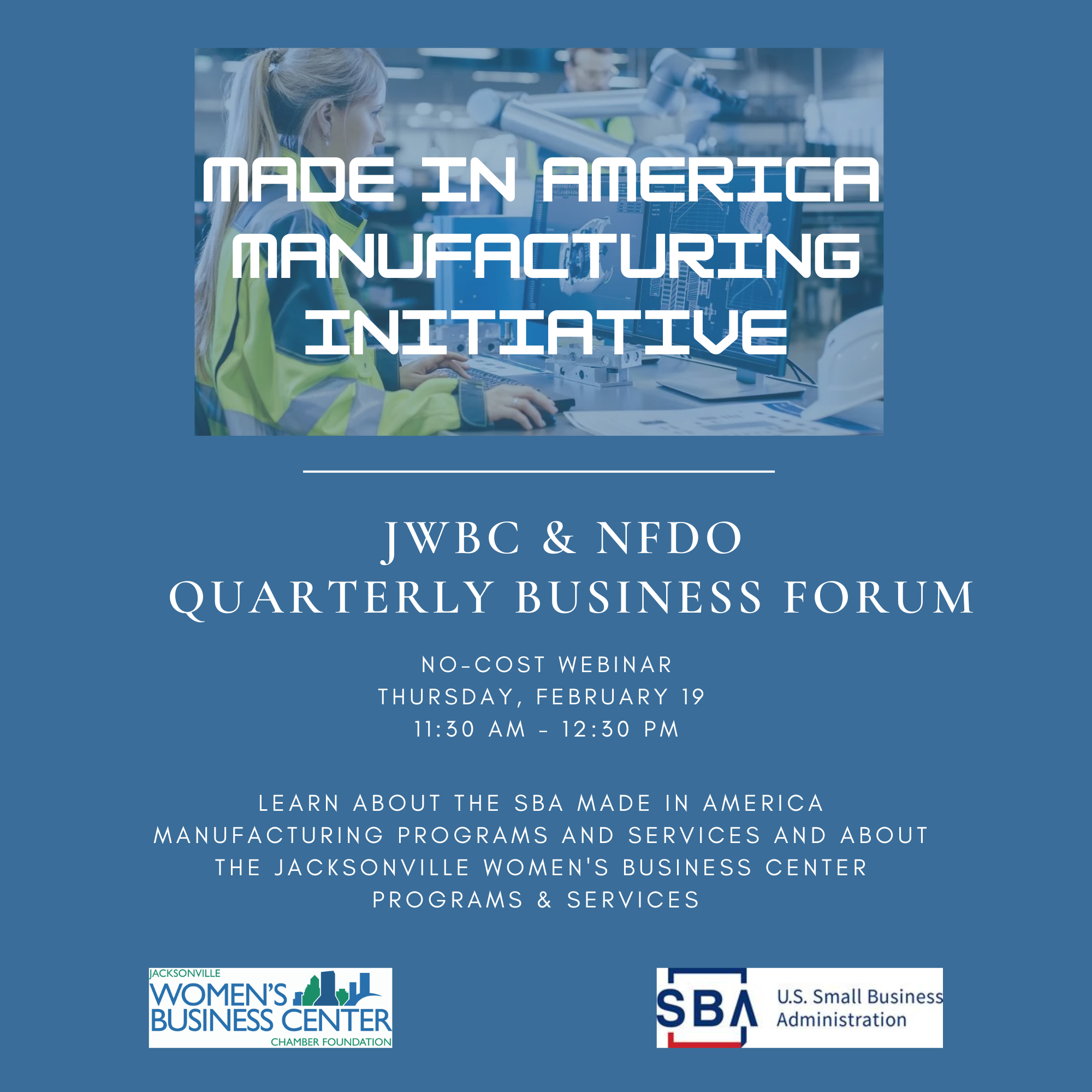 JWBCNFDO quarterly business forum ( x in) ()